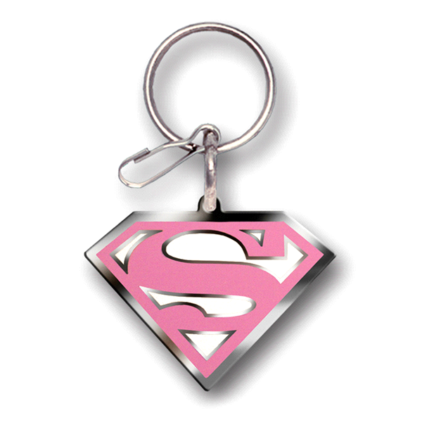 slide 1 of 1, Plasticolor Warner Bros. Super Girl Key Chain, 1 ct