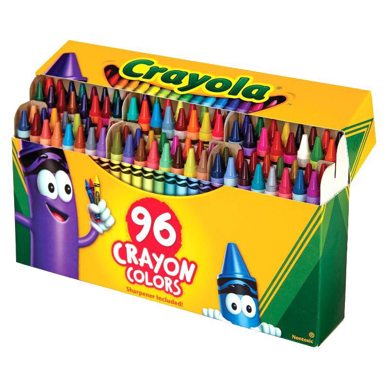 slide 11 of 11, Crayola Big Box Of Crayons, 96 ct