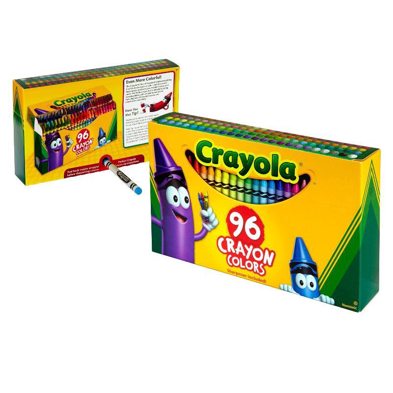 slide 7 of 11, Crayola Big Box Of Crayons, 96 ct