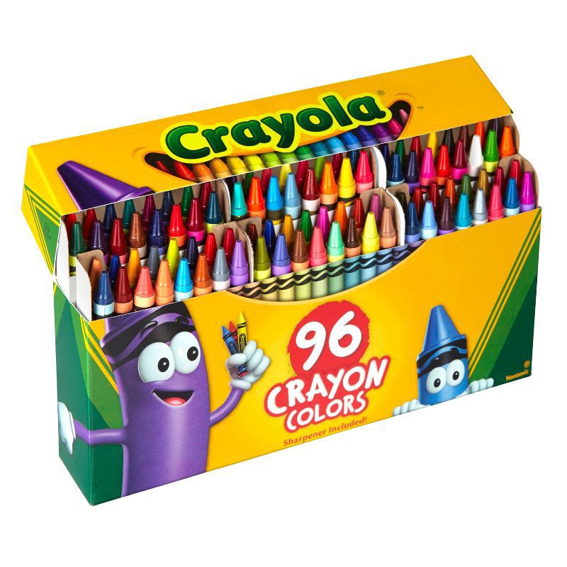 slide 5 of 11, Crayola Big Box Of Crayons, 96 ct