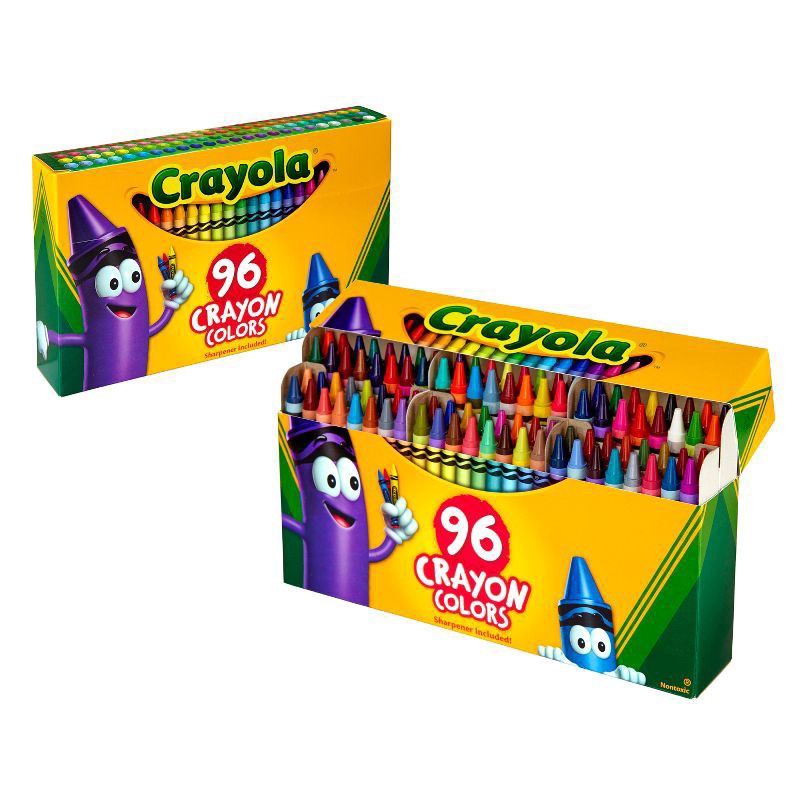 slide 2 of 11, Crayola Big Box Of Crayons, 96 ct