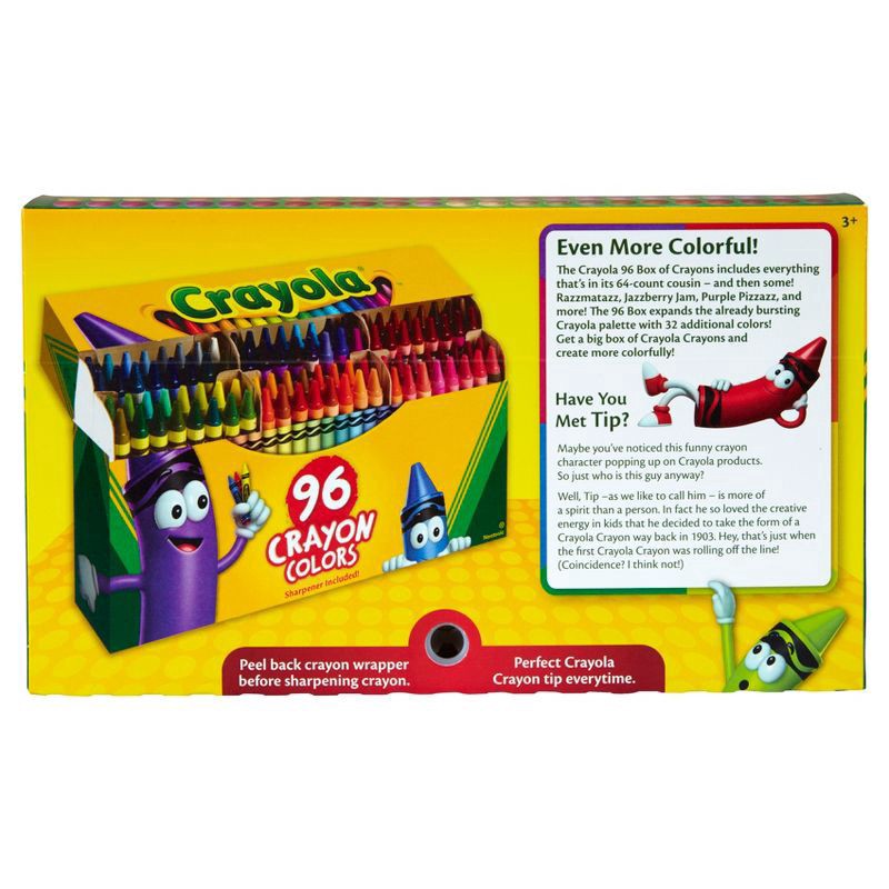 slide 4 of 11, Crayola Big Box Of Crayons, 96 ct