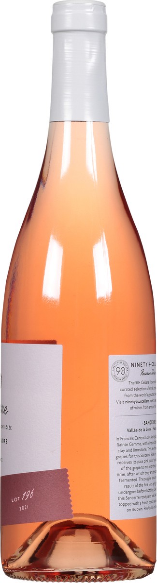 slide 6 of 10, 90+ Cellars Vallee de la Loire Freance Lot 196 Sancerre Rose 750 ml, 750 ml