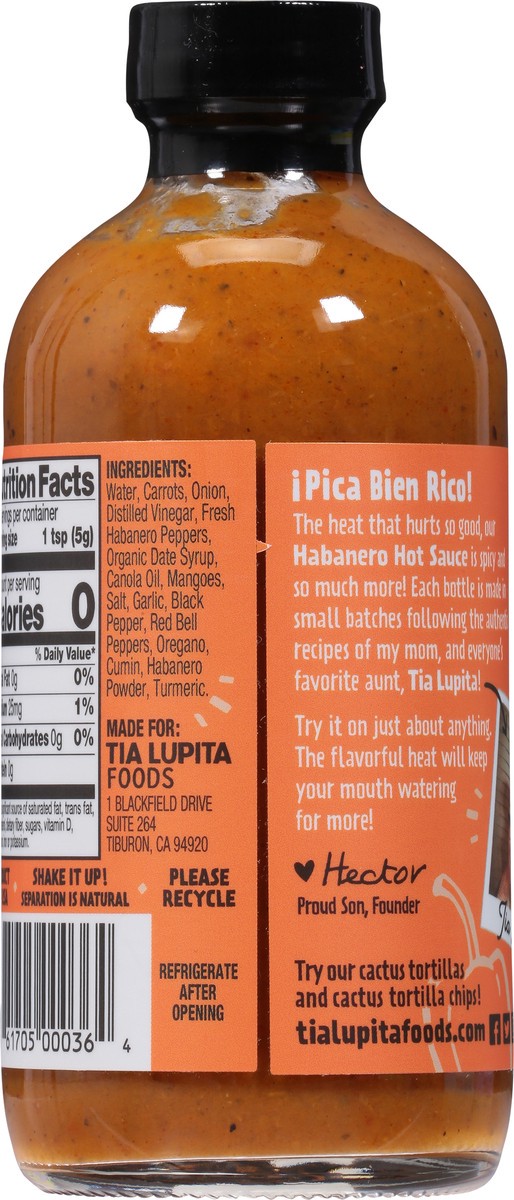 slide 8 of 9, Tia Lupita Foods Habanero Hot Sauce 8 oz, 1 ct