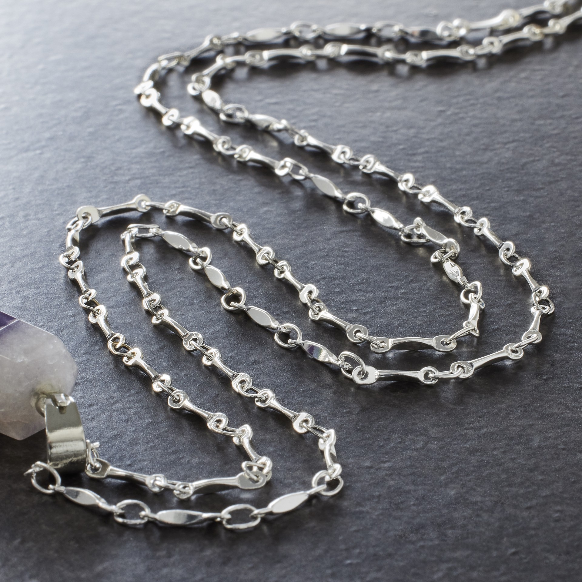 slide 2 of 2, 36" Bar Chain By Bead Landing, 36 in