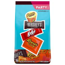 Hershey's, Kit Kat and Reese's Assorted Flavored Candy Party Pack, 24.8 oz