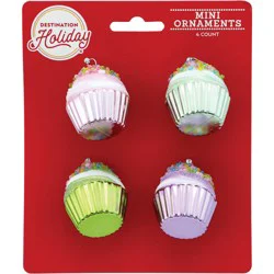 Destination Holiday Mini Christmas Ornaments - Cupcakes