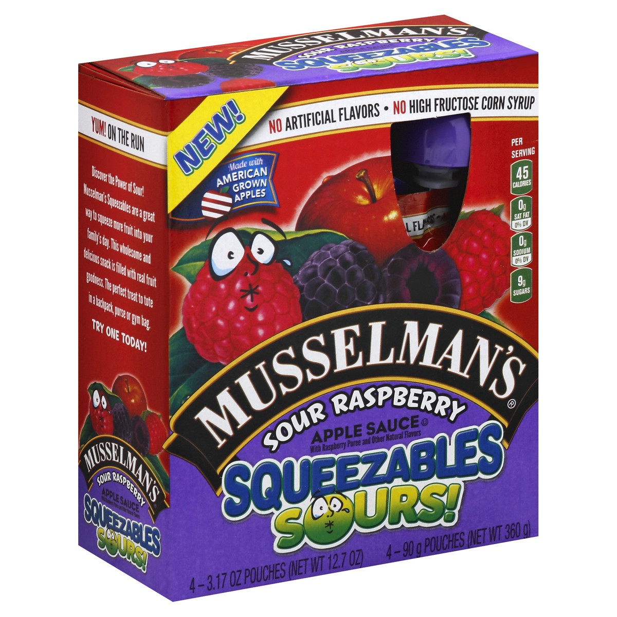 slide 2 of 5, Musselman's Apple Sauce 4 ea, 4 ct