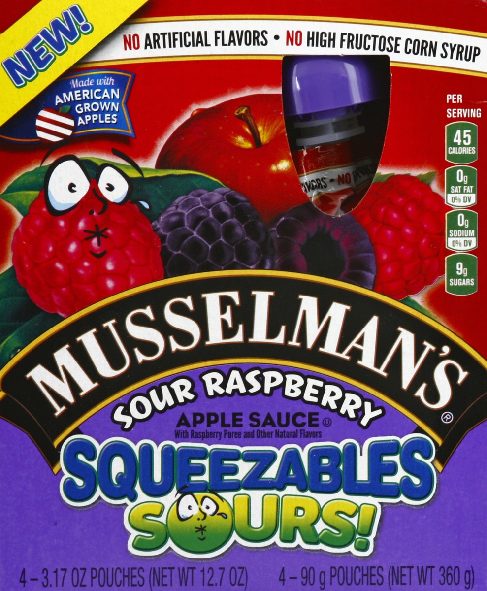 slide 1 of 5, Musselman's Apple Sauce 4 ea, 4 ct