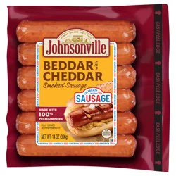 Johnsonville Smoked Beddar with Cheddar Sausage 14 oz