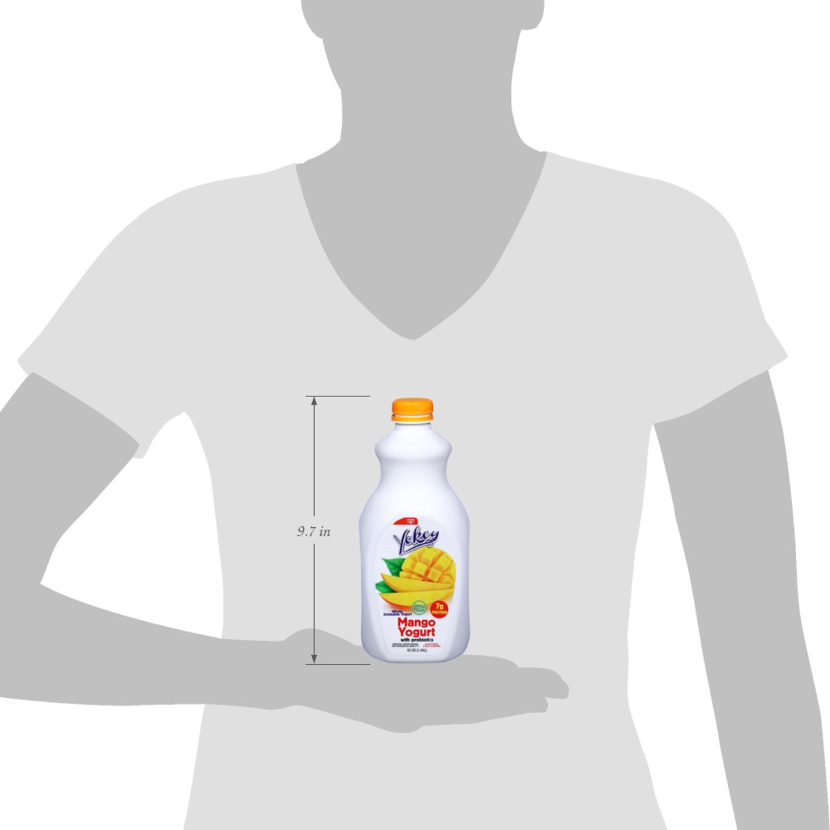 slide 4 of 15, Yokey Whole Drinkable Mango Yogurt with Probiotics 52 oz, 52 oz