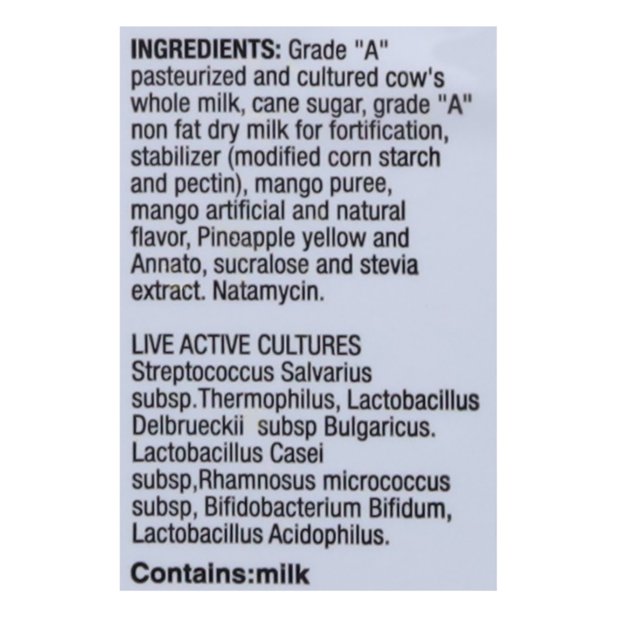 slide 14 of 15, Yokey Whole Drinkable Mango Yogurt with Probiotics 52 oz, 52 oz