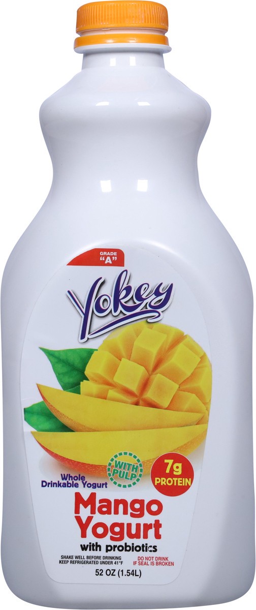 slide 7 of 15, Yokey Whole Drinkable Mango Yogurt with Probiotics 52 oz, 52 oz