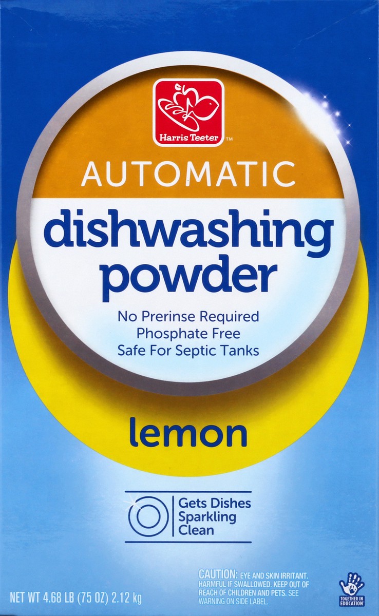 slide 4 of 4, Harris Teeter Auto Dish Powder Lemon, 1 ct