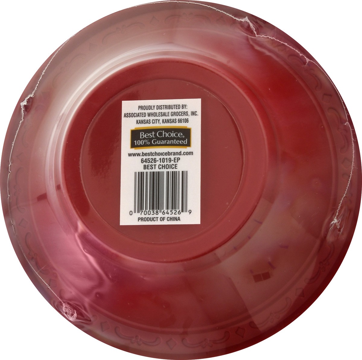 slide 11 of 11, Best Choice Plastic Bowls Red, 22 ct