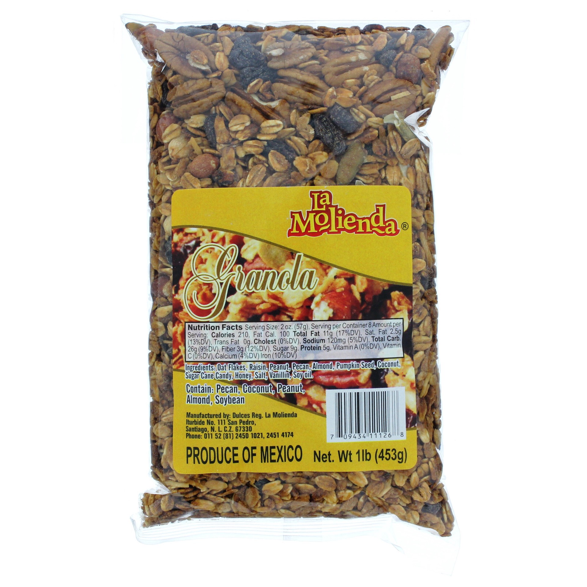 slide 1 of 1, La Molienda Granola, 16 oz