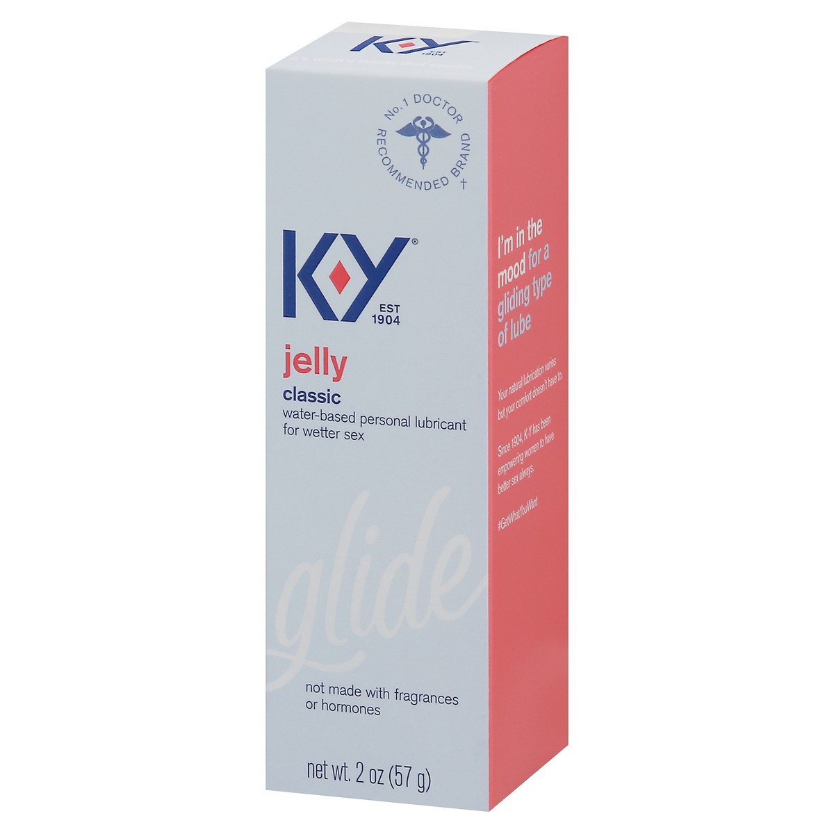 slide 3 of 4, K-Y Jelly Classic Glide Personal Lubricant 2 oz Box, 2 fl oz