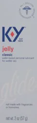K-Y Jelly Personal Lubricant, Body-Friendly Water-Based Formula, Safe for Anal Sex, Safe to Use with Latex Condoms. Glide into a Wetter, Better Experience Every Day. For Men, Women, Couples, 2 FL OZ