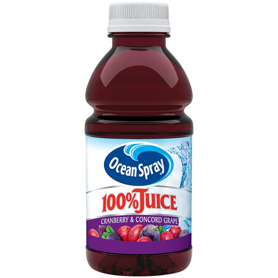 slide 2 of 9, Ocean Spray Cranberry Concord Grape 100% Juice Blend, 6 ct; 10 fl oz
