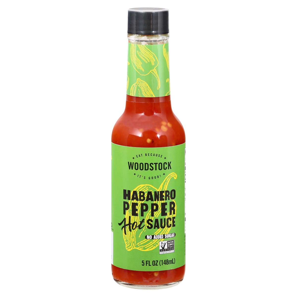 slide 6 of 12, Woodstock Habanero Pepper Hot Sauce 5 oz, 5 oz