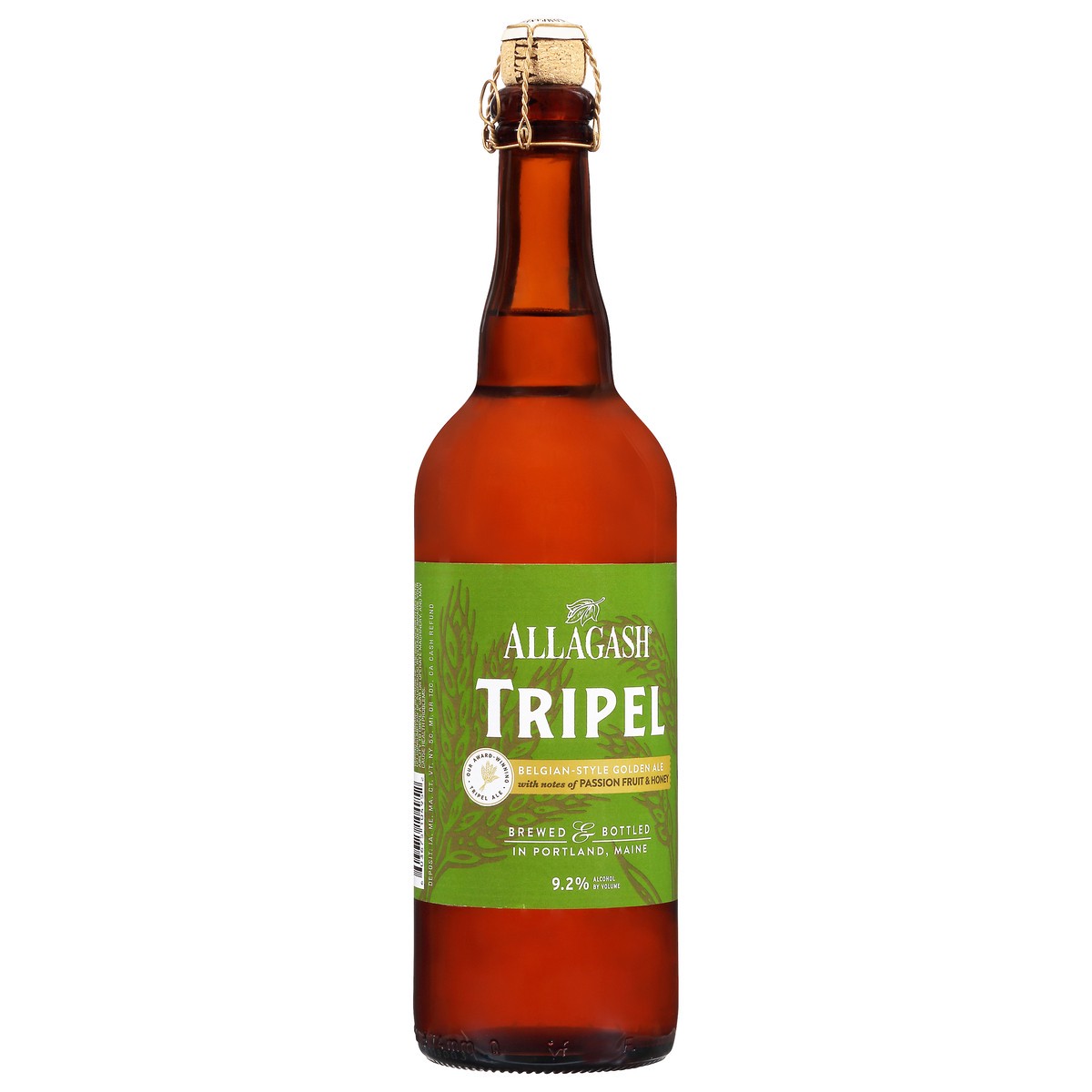 slide 4 of 11, Allagash Tripel Belgian-Style Golden Ale Beer 25.4 fl oz, 25.4 fl oz