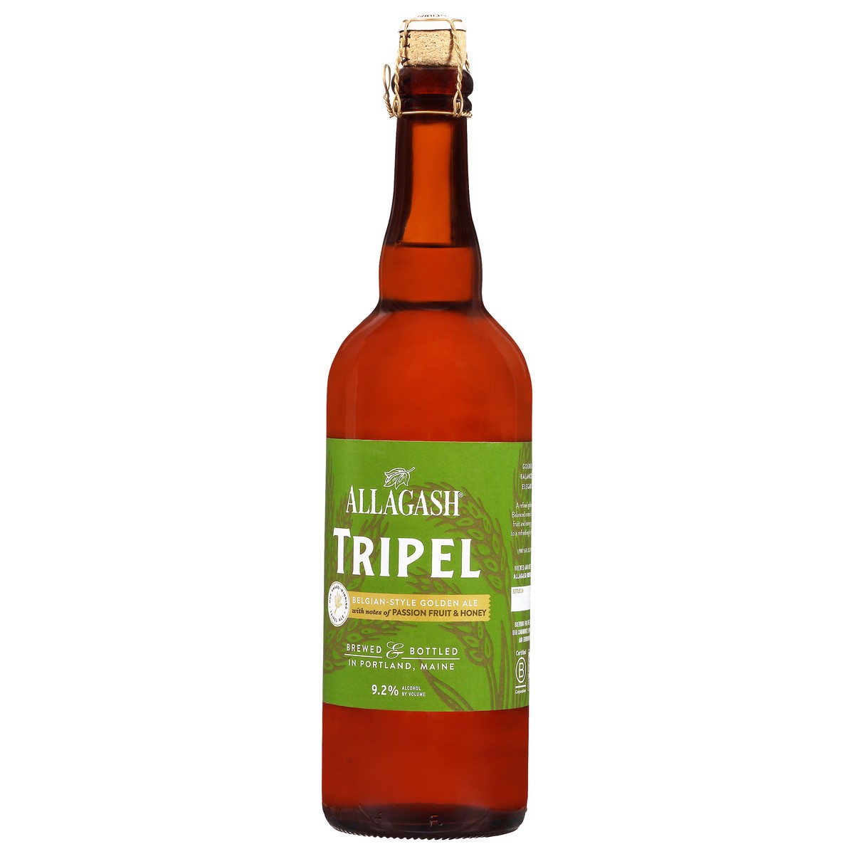 slide 2 of 11, Allagash Tripel Belgian-Style Golden Ale Beer 25.4 fl oz, 25.4 fl oz