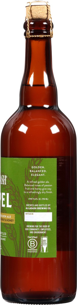 slide 7 of 11, Allagash Tripel Belgian-Style Golden Ale Beer 25.4 fl oz, 25.4 fl oz