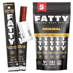 Fatty Original Smoked Meat Sticks 5 Pack