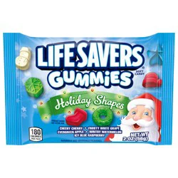 LIFE SAVERS Gummies Holiday Shapes Stocking Stuffers, 2 Oz Bag