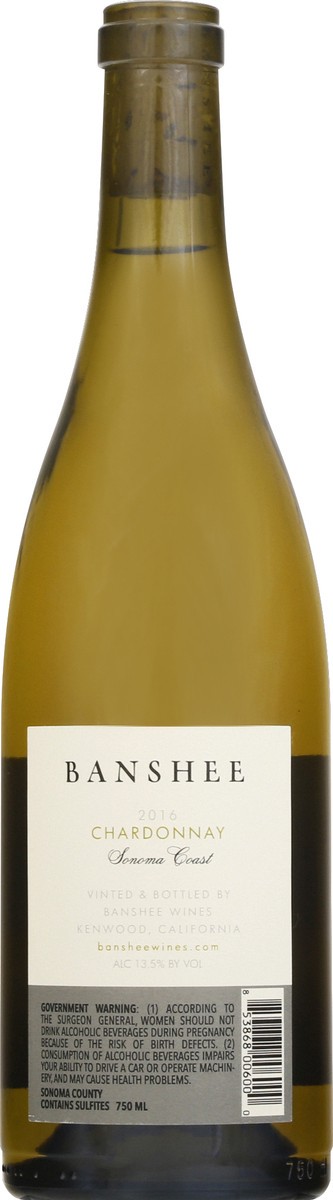 slide 8 of 8, Banshee Wines Chardonnay 750 ml, 750 ml