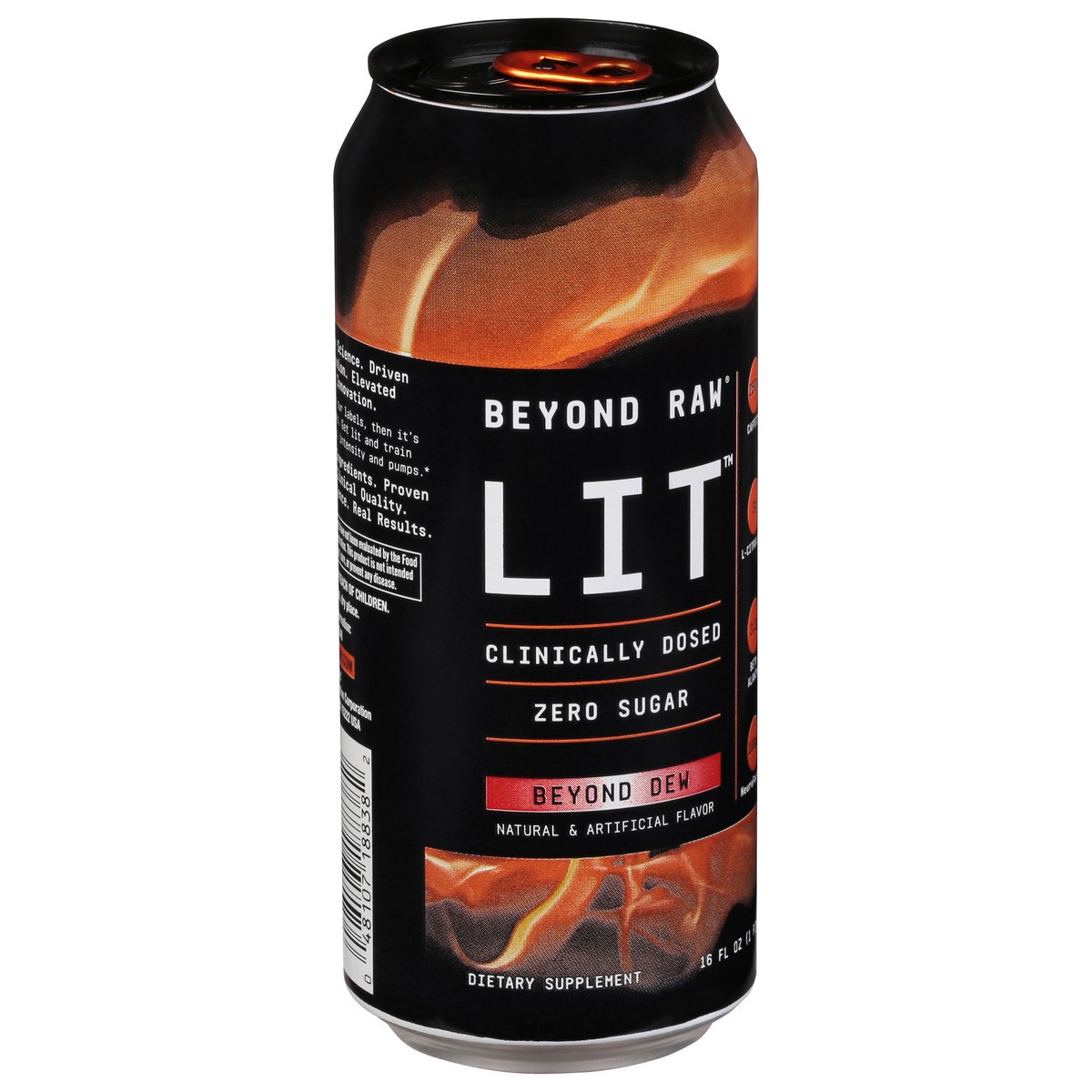 slide 8 of 12, Beyond Raw LIT Zero Sugar Beyond Dew Energy Drink 16 fl oz, 16 fl oz