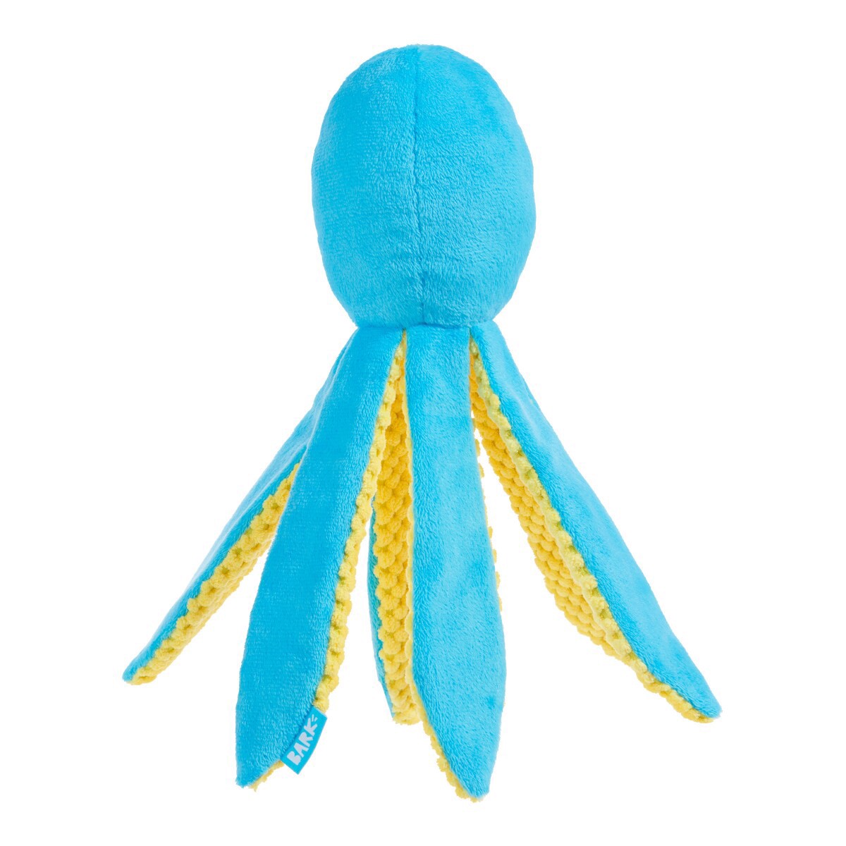 slide 7 of 9, BARK Odd Otto blue octopus plush dog toy ALL, 1 ct