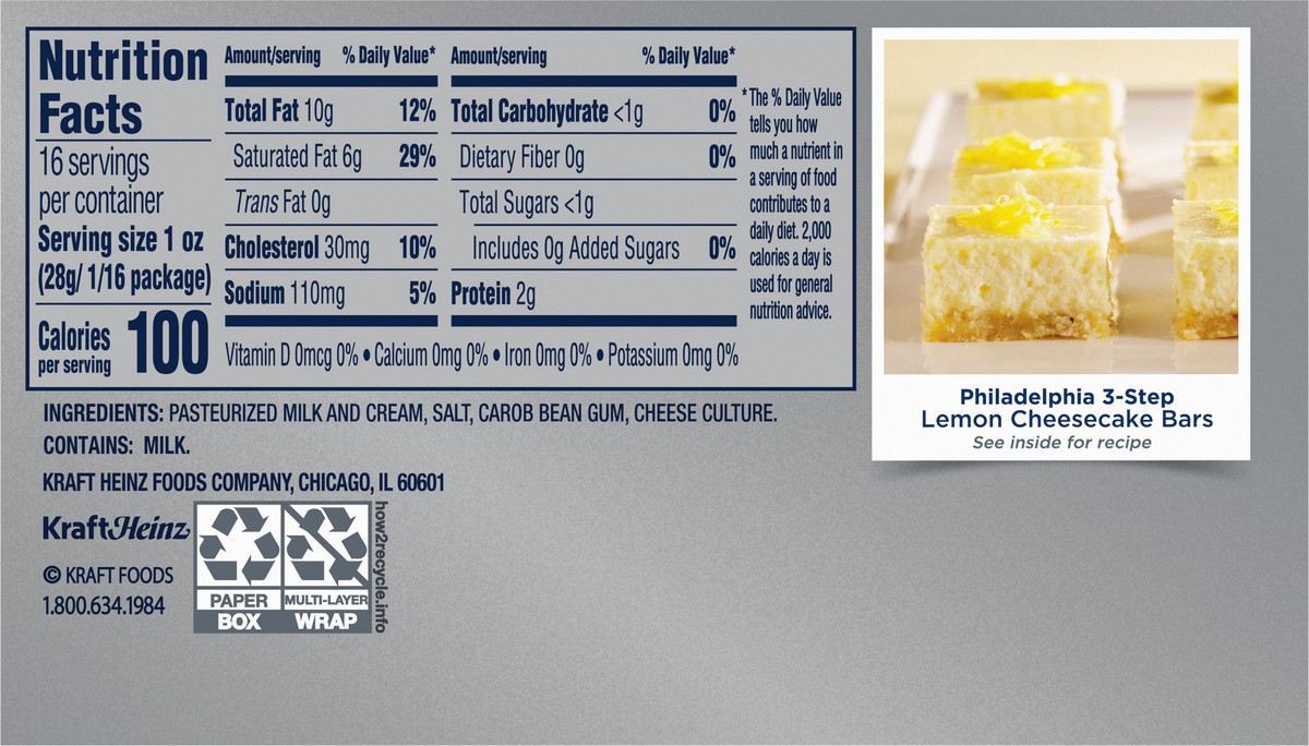 slide 13 of 13, Philadelphia Original Cream Cheese, 2 ct Pack, 8 oz Brick, 2 ct