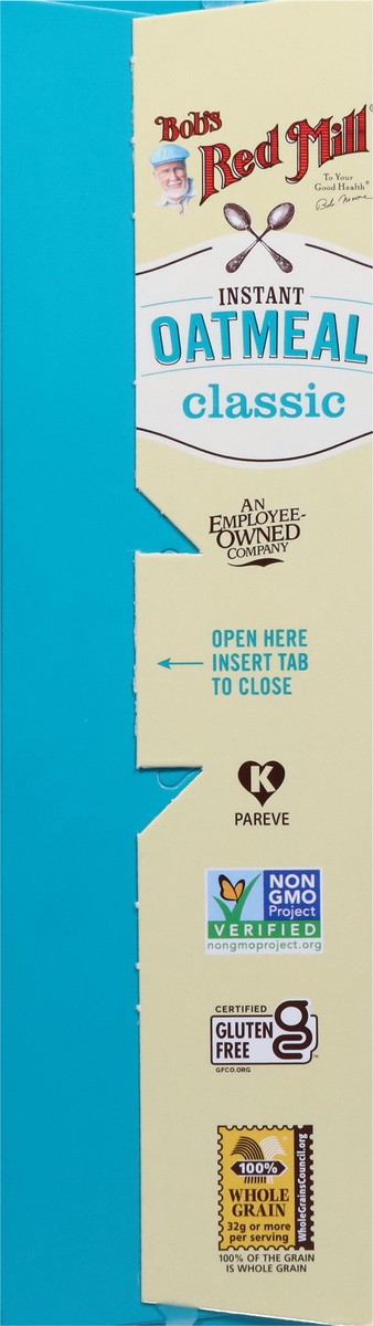 slide 9 of 9, Bob's Red Mill Instant Classic Oatmeal 8 - 1.23 oz Packets, 8 ct