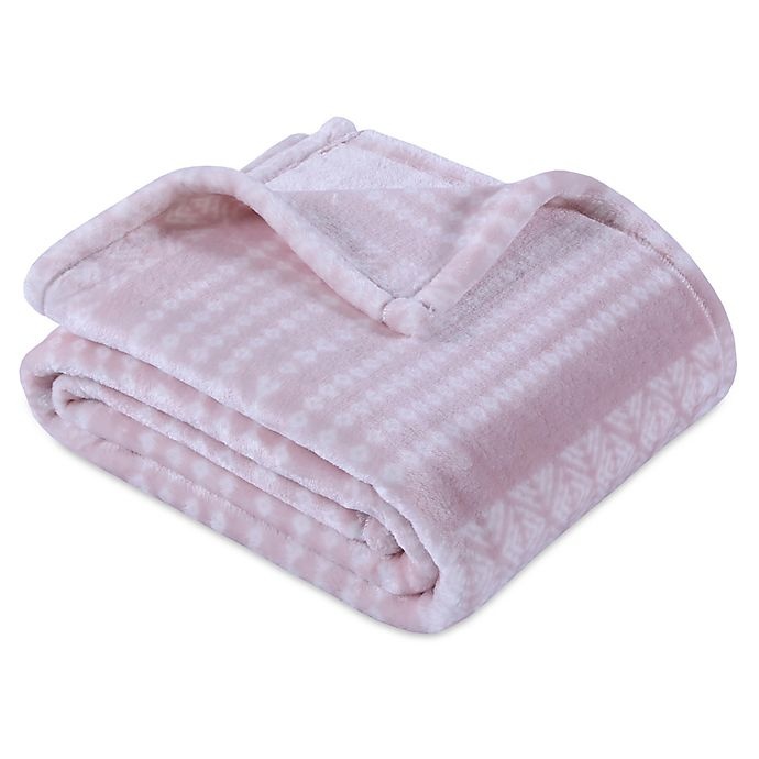 slide 1 of 1, Berkshire Blanket VelvetLoft Throw - Pink, 1 ct