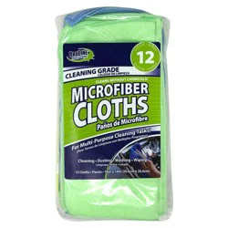 ProLine Cleaning Grade Microfiber Cloths, 12 ct