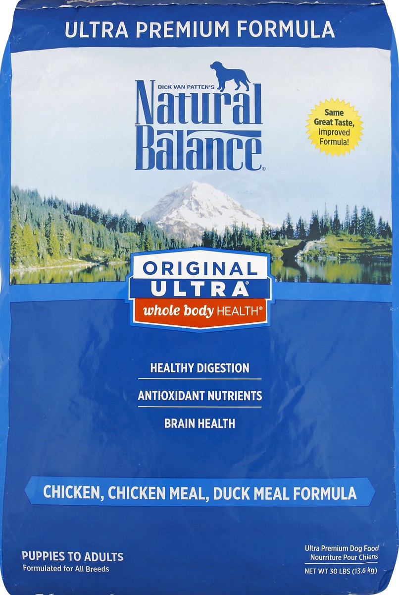 slide 1 of 8, Natural Balance Dog Food 30 lb, 30 lb