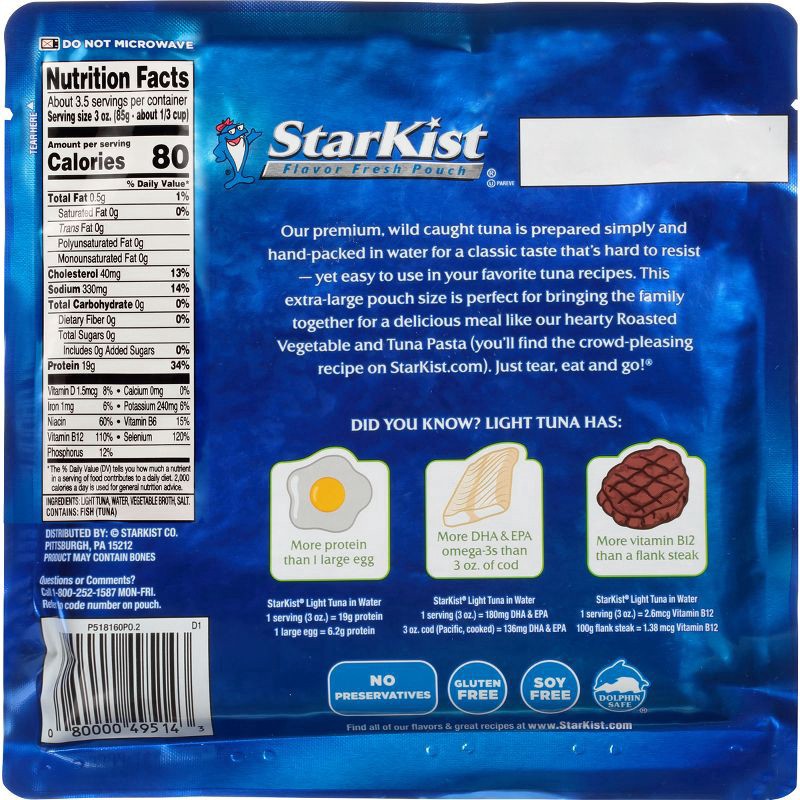 slide 2 of 3, StarKist Chunk Light Tuna in Water - 11oz, 11 oz