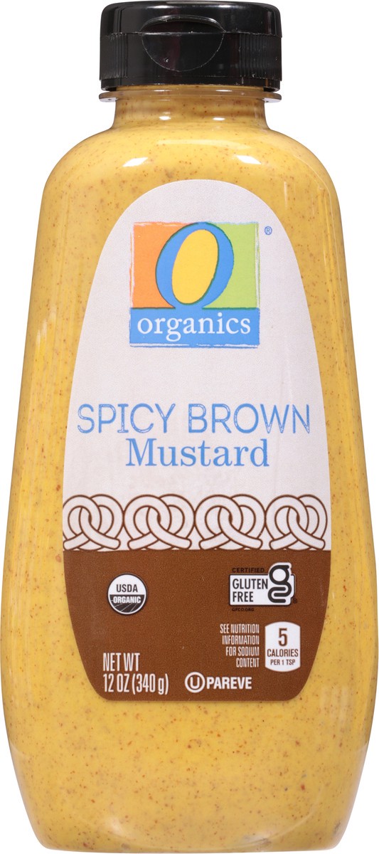slide 6 of 9, O Organics Organic Spicy Mustard, 12 oz