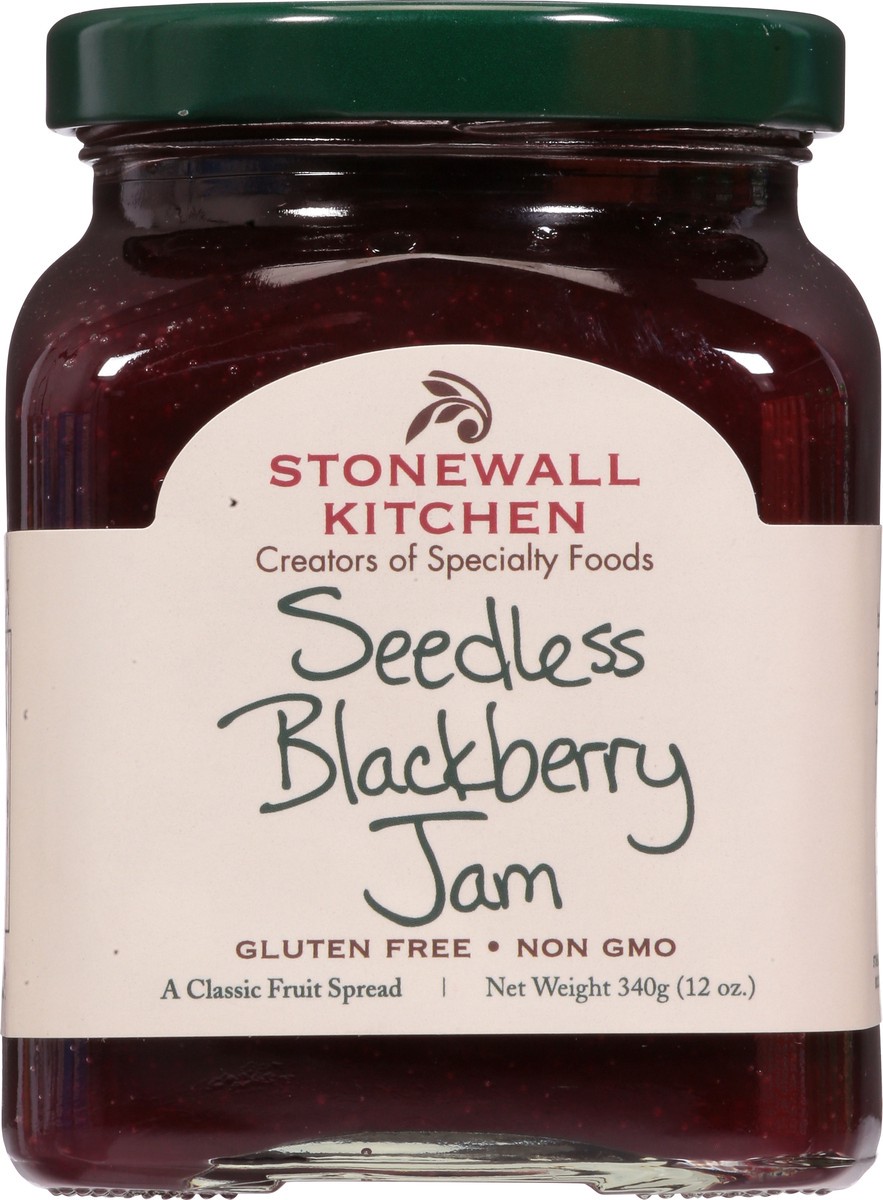 slide 4 of 13, Stonewall Kitchen Jam, Seedless Blackberry, 12 oz