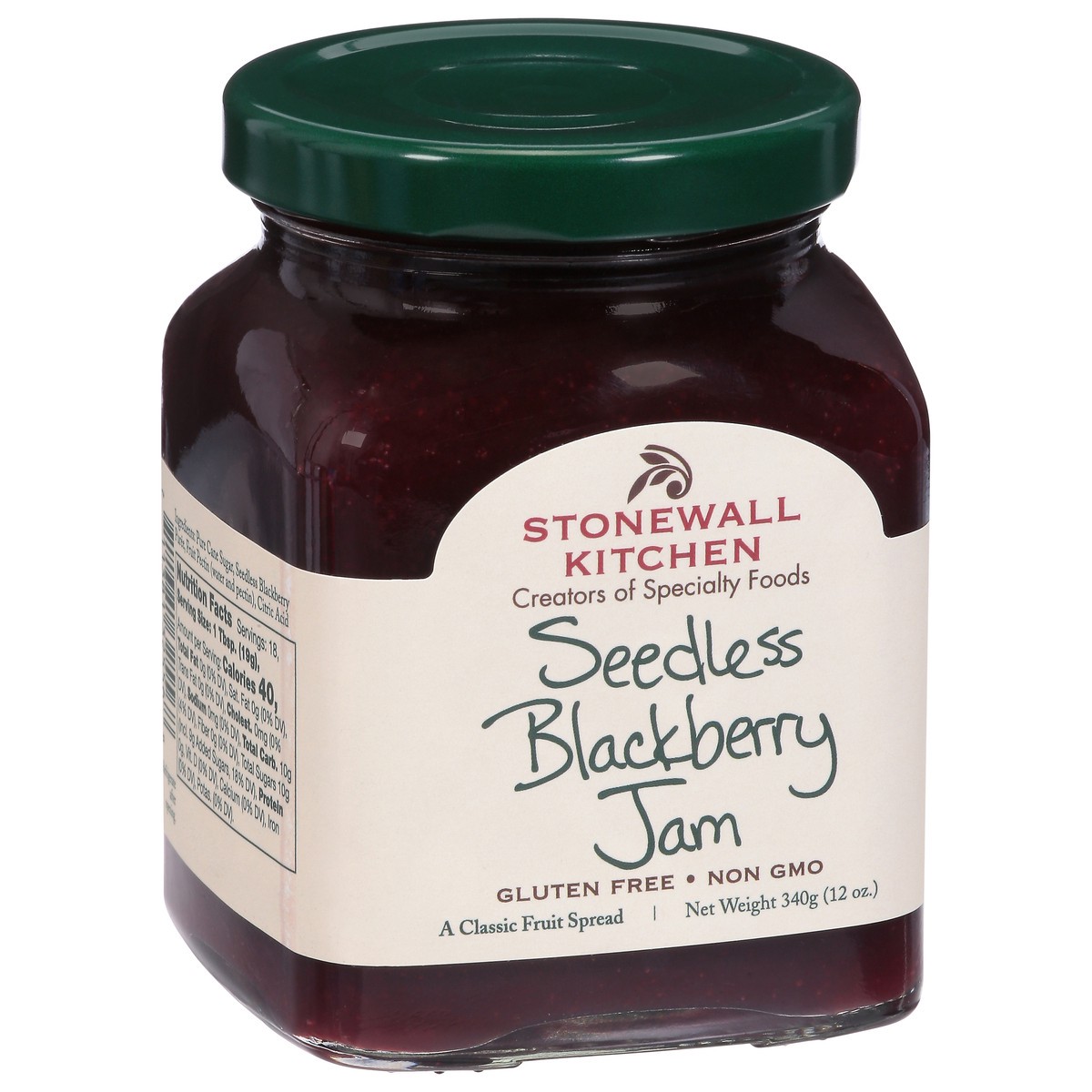 slide 5 of 13, Stonewall Kitchen Jam, Seedless Blackberry, 12 oz