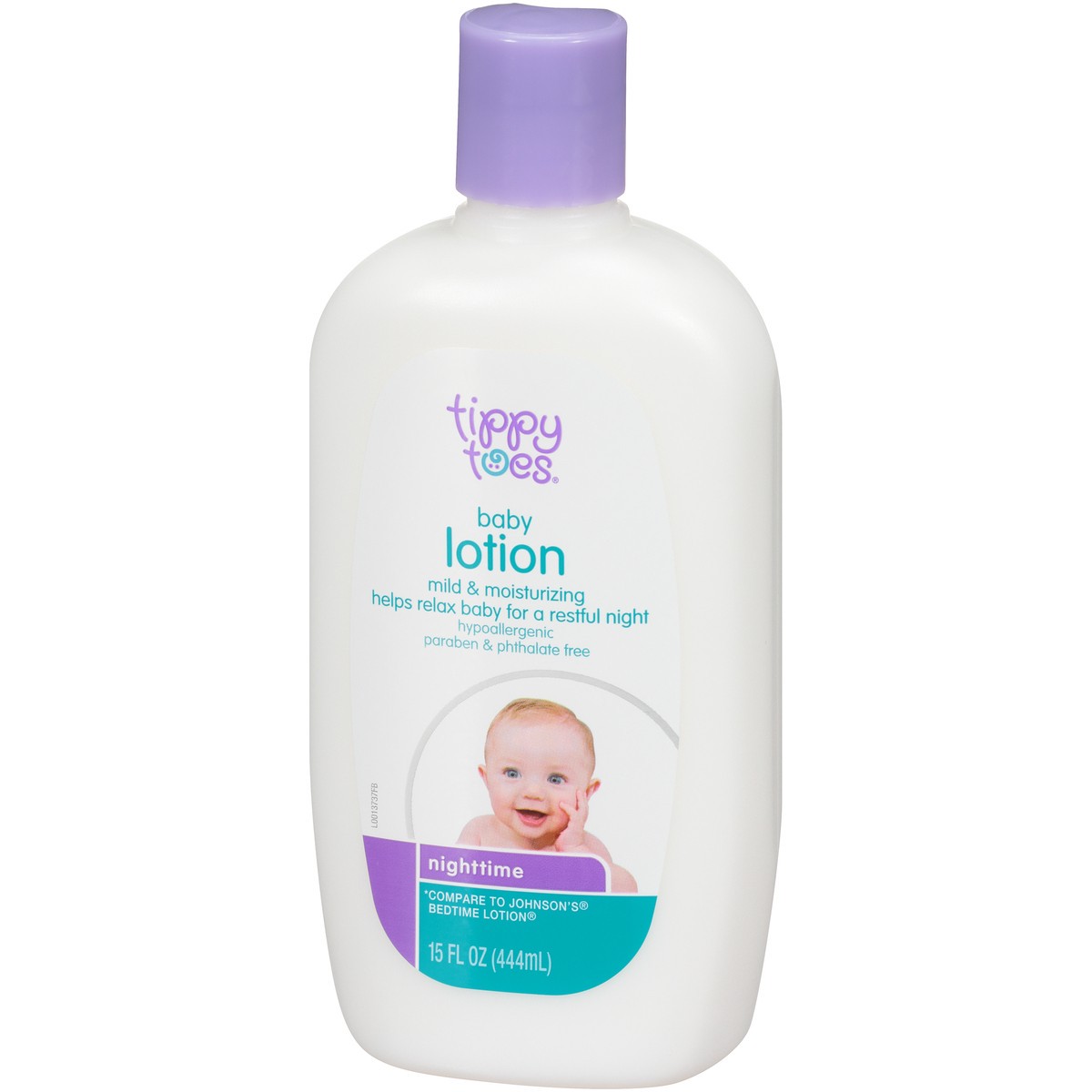 slide 9 of 12, Tippy Toes Baby Lotion, Nighttime, 15 fl oz