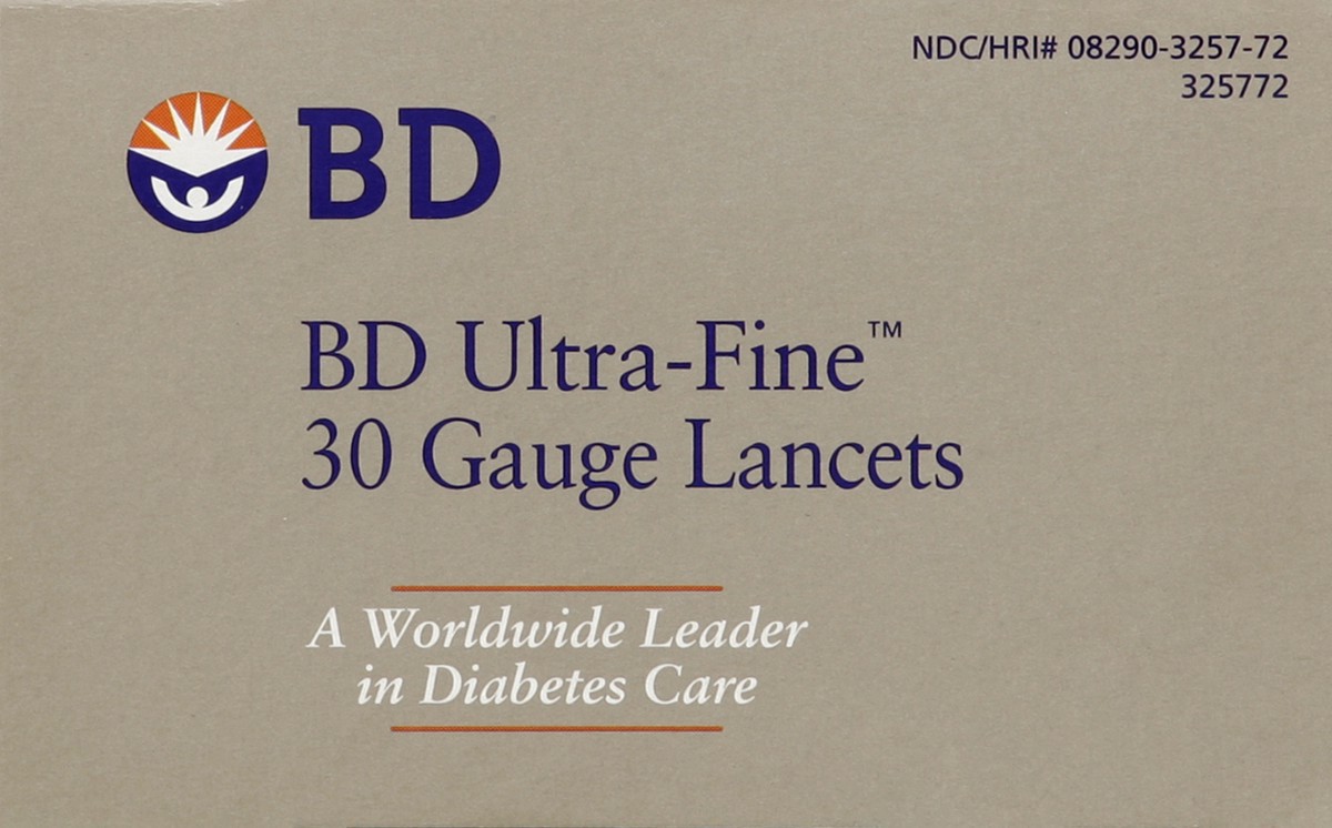 slide 5 of 5, BD Ultra-Fine II 30 Gauge Single-Use Lancets, 200 ct