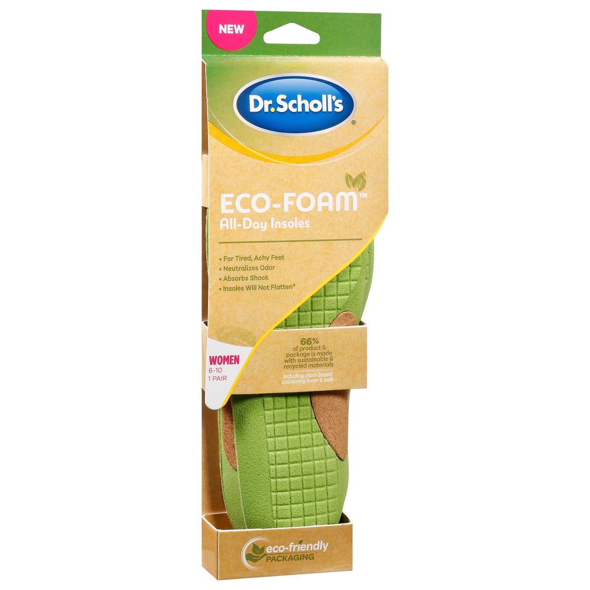 slide 7 of 11, Dr. Scholl's Eco-Foam Women (6-10) All-Day Insoles 1 ea, 1 ct
