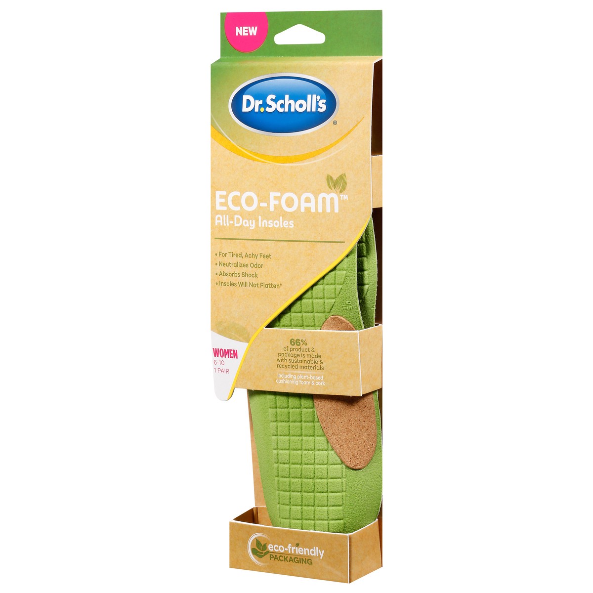 slide 8 of 11, Dr. Scholl's Eco-Foam Women (6-10) All-Day Insoles 1 ea, 1 ct
