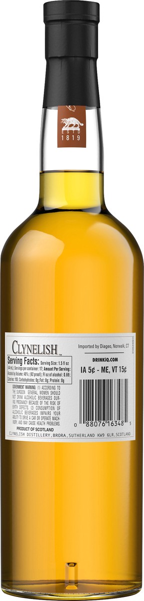 slide 3 of 3, Clynelish Single Malt Scotch Whisky, 750 ml