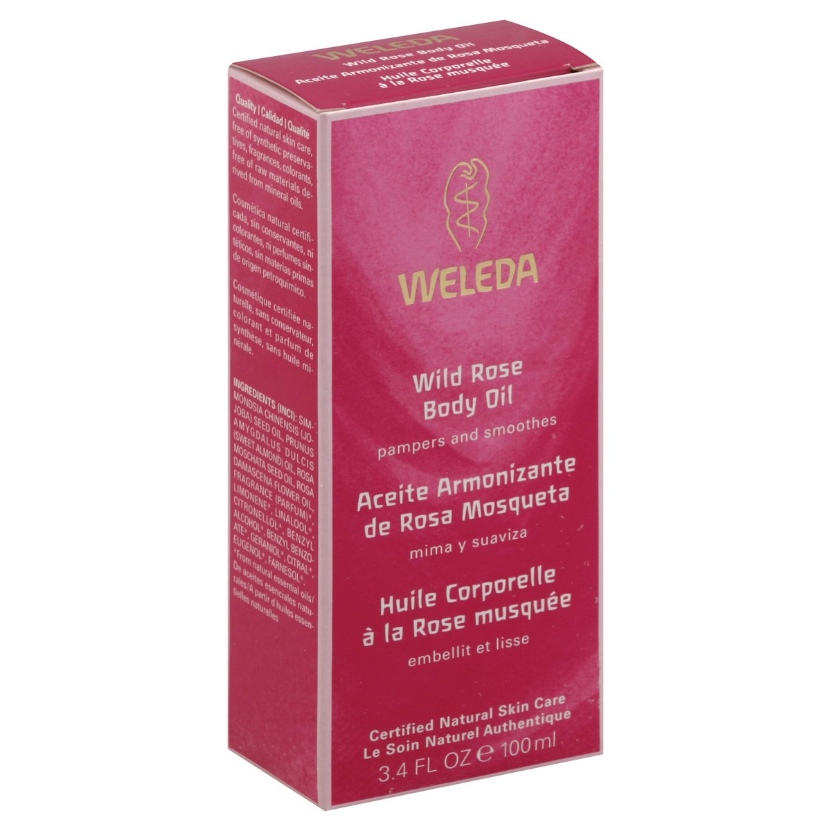 slide 5 of 5, Weleda Wild Rose Body Oil, 3.4 fl oz