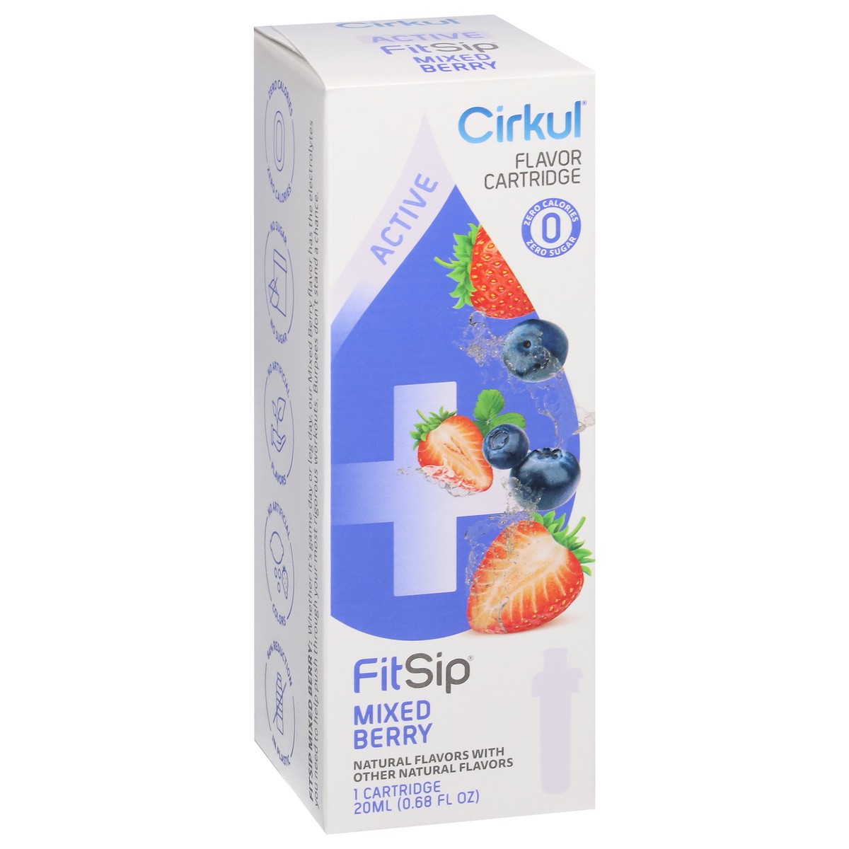 slide 3 of 9, Cirkul FitSip Active Mixed Berry Flavor Cartridge 1 ea, 1 ct