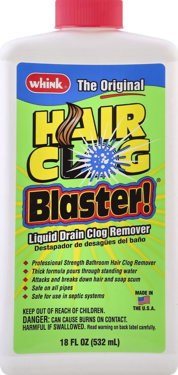 slide 2 of 2, Whink Hair Clog Blaster!, Professional Strength, 18 oz