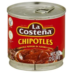 La Costeña Chipotles Peppers in Adobo Sauce - 12 oz
